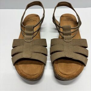 ✨Earth Origins Laney Slingback Tan Sandals Size 9.5